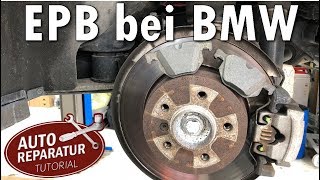 BMW Bremsbeläge wechseln mit elektrischer Handbremse ohne zurückstellen der EPB  DIY Tutorial [upl. by Baer]