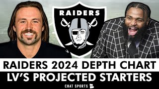 Raiders Depth Chart Following The 2024 NFL Draft amp UDFA Signings  Projecting Las Vegas’ Starters [upl. by Aenahs]