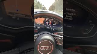 Crazy up shift and acceleration on this 2019 Audi S5 [upl. by Dnalyaw151]