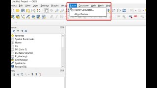 QGIS Error All Options in Raster tool not Showing  Enable processing tool [upl. by Siroved785]