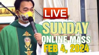 SUNDAY LIVE MASS TODAY REV FR DOUGLAS BADONG FEB 42024 [upl. by Teena858]