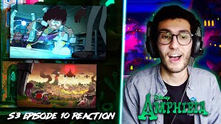 ESCAPE TO AMPHIBIA  Amphibia Season 3 Episode 10 Reaction [upl. by Anavlis]