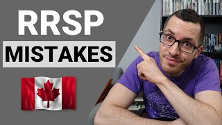 RRSP MISTAKES in Canada to AVOID  Tax Free Investing amp Retirement Strategy  Canadian Tax Guide [upl. by Sidoeht]