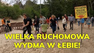 ✅ WIELKA RUCHOMA wydma Łącka w Łebie w Słowińskim Parku Narodowym Wejście na szczyt od strony plaży [upl. by Aidnahs522]