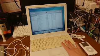 iBook G4を使ってiPodに音楽を入れるだけ in2022 [upl. by Hsivat178]