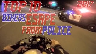 TOP 10 Bikers VS Cops Motorcycle Police Chase FAIL Compilation Cop WINS Bikes RUNNING From The COPS [upl. by Nerehs]