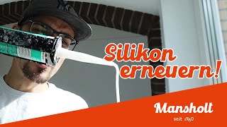 Silikonfugen erneuern Einfach und blitzschnell – So versiegeln wir Mansholt [upl. by Horodko]