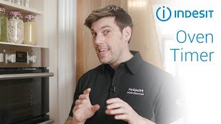 How to set the oven timer  by Indesit [upl. by Armyn]