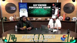 Baylor Basketball Postgame Show 15 Baylor 82  7 Kansas 74 [upl. by Avruch146]