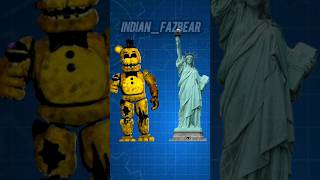 Fnaf 1 × Statue of liberty ar edit springtrap fnaf fivenightsatfreddys williamafton [upl. by Zeke350]