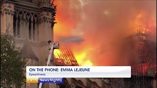 Notre Dame Cathedral Fire  ENN 20190415 [upl. by Raynell]