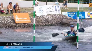 Niels Biermans Netherlands  U23 SemiFinal 2024 ICF CanoeKayak Slalom Junior amp U23 World Champion [upl. by Sherye134]