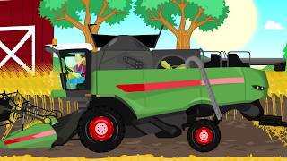 Farm Work Tractors for children and Bayby i Machines for the farmer  Big Tractor on Caterpillars [upl. by Mullins]