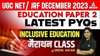 UGC NET Education Paper 2  UGC NET Paper 2 Inclusive Education By Snehil Maam [upl. by Alitha693]