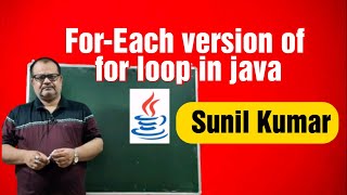 For Each version of for Loopbca MCA ugcnetexam btech java for foreach [upl. by Alduino]