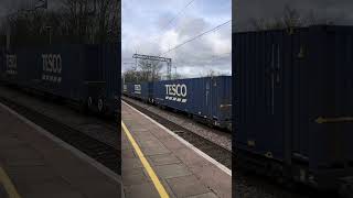 Class 66 flying through Wolverton [upl. by Araccat]