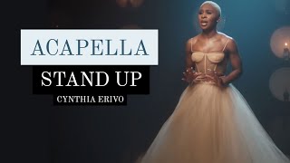 Cynthia Erivo — Stand Up LYRICSACAPELLA [upl. by Notsew]