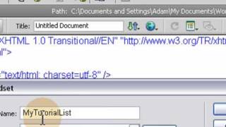 Dreamweaver CS4 Pagination Tutorial Paging Database Results [upl. by Nnairet379]