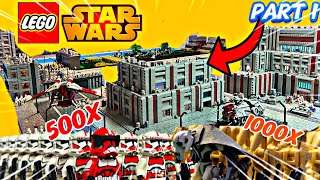 Lego Star Wars 500 Clones VS 1000 Droids MOC Review [upl. by Reiche]