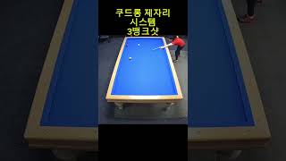 쿠드롱제자리시스템3뱅크샷3bankshot CoudronIn situSystembilliards여자당구3cushions부부당구 [upl. by Kostman709]