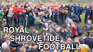 Ashbourne Royal Shrovetide Football  2022 ⚽️ [upl. by Adyan174]