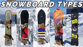 What TYPE of Snowboard Should You Buy  Beginners Guide [upl. by Bunting]