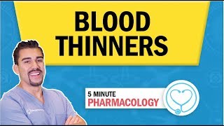 Pharmacology  Anticoagulants amp Antiplatelets blood thinners for nursing RN PN MADE EASY [upl. by Aihcats]