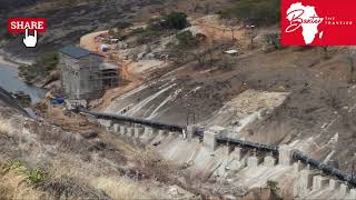 A new mini hydro power plant being constructed at Lake Mutirikwi [upl. by Parent]