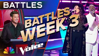 Gorgeous Duets from the Third Week of Battles  The Voice  NBC [upl. by Gnoc]