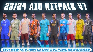 2324 AIO Kits Mod For FIFA 23 V7  New Fonts amp Badges TU171 [upl. by Teodoro]