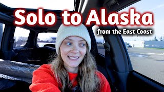 my beginning of the Alaska Highway  driving solo to Alaska in a Subaru Forester XT [upl. by Devon]