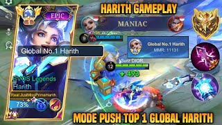 Surzz AS HARITH SERIUS MODE PUSH TOP 1 GLOBAL  BUILD HARITH TERSAKIT 2024 TOP 1 GLOBAL  MLBB [upl. by Paolo]