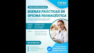 Curso Intensivo en Buenas Prácticas de Oficina FarmacéuticaBPOF [upl. by Eerised]