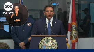 Gov DeSantis gives update ahead of Hurricane Milton making landfall [upl. by Anirrehs]