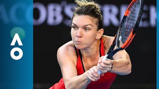 Simona Halep v Naomi Osaka match highlights 4R  Australian Open 2018 [upl. by Hebert70]