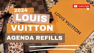 2024 Louis Vuitton Agenda Refills LV Unboxing and Review [upl. by Iilek]