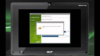 Acer Iconia Tab W500  How to start the eRecovery process English [upl. by Gaddi823]