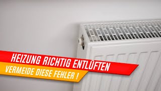 Heizkörper richtig entlüften Heizungsanlage entlüften ✅Heizkosten einsparen [upl. by Aihtebat959]