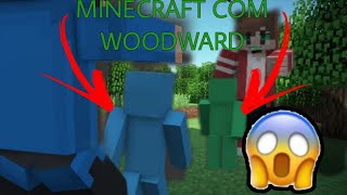 JOGUEI COM MEU AMIGO PRIUSZ NO MINECRAFT WOODWARD [upl. by Hanahsuar415]