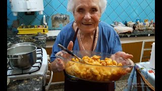 RECETA DE ÑOQUIS Y SALSA BOLOÑESA La nonna Violetta [upl. by Ackerman]