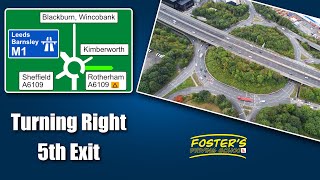 How To Do Meadowhall Roundabout  Turning Right 5th Exit  From Tinsley [upl. by Tegdirb698]