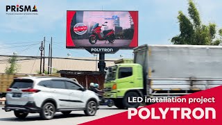 Polytron LED installation project by Prisma Advertising [upl. by Latrina]