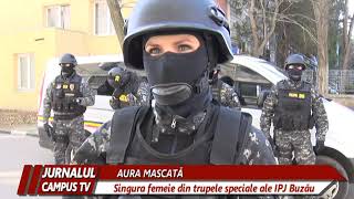 SINGURA FEMEIE DIN TRUPELE SPECIALE ALE IPJ BUZAU [upl. by Bonis]