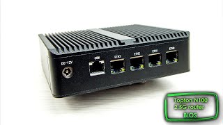 Topton N100 25G Router BIOS [upl. by Halsy]