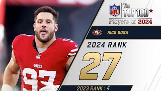 27 Nick Bosa DE 49ers  Top 100 Players of 2024 [upl. by Feinberg]