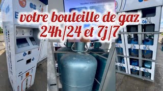 Comment recharger votre bouteille de gaz au distributeur automatique 24h24 et 7j7 [upl. by Maggio]