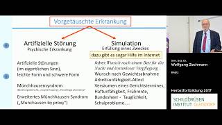 Wolfgang Zechmann Die Hyperthyreosis factitia  vom Versehen bis zum Münchhausensyndrom [upl. by Balthazar]