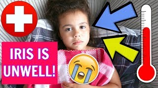 5 YEAR OLD IRIS IS UNWELL 98 VLOG [upl. by Donell49]