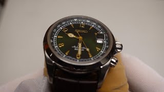 Seiko Alpinist Prospex 2020 Unboxing amp Review  Model SBDC091SPB121J1 [upl. by Eidorb]