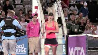 Match point Tsvetana Pironkova wins Apia International Sydney 2014 [upl. by Dranal]